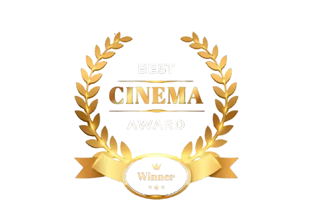 Andreas Szakacs receiving a film award for outstanding performance in international cinema